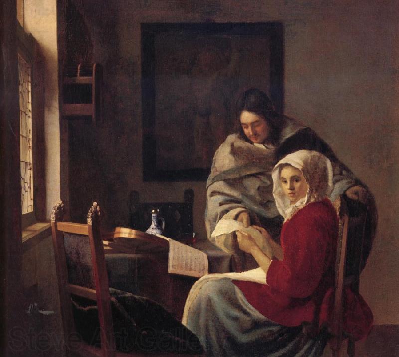 Johannes Vermeer Girl interrupted at her music